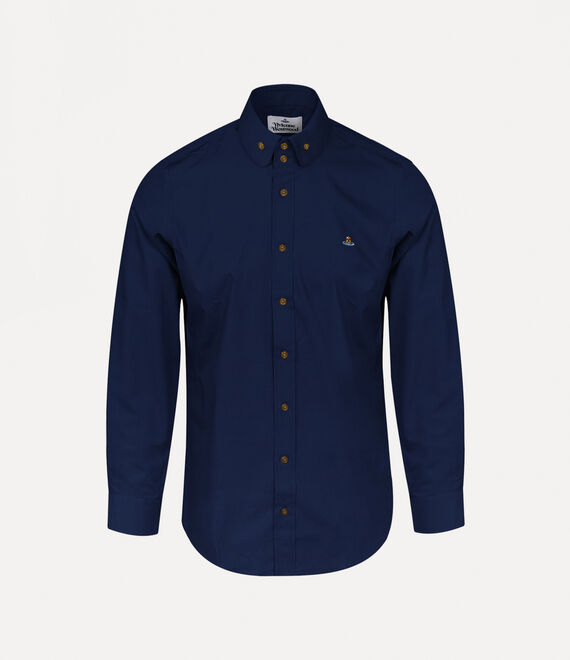 Vivienne Westwood Two Button Krall Shirt in NAVY